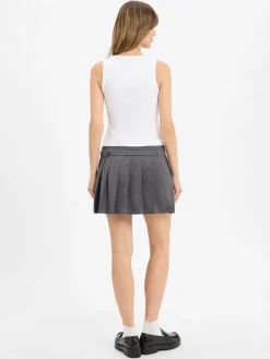 HUGO BLUE Kleider<Damen Sommerkleid - Norila weiß grau uni