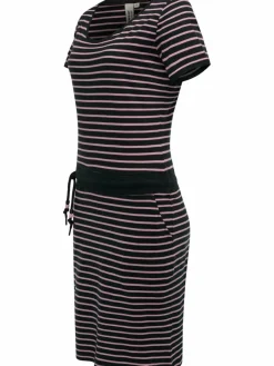 Ragwear Kleider<Damen Sommerkleid - Baomi schwarz gestreift