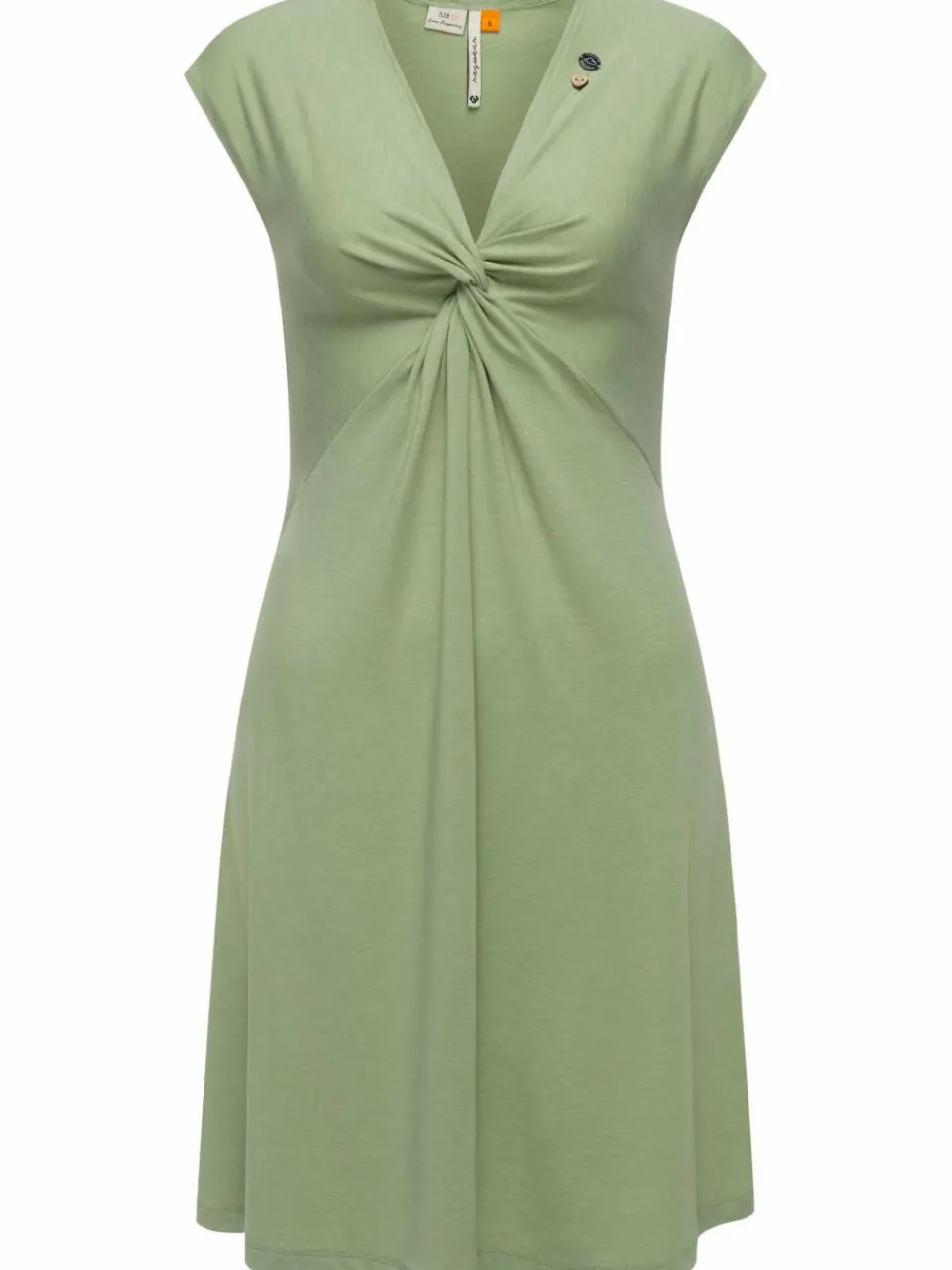 Ragwear Kleider<Damen Sommerkleid - Comfrey Solid grün uni