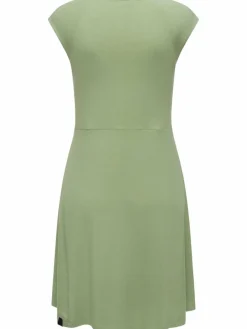 Ragwear Kleider<Damen Sommerkleid - Comfrey Solid grün uni