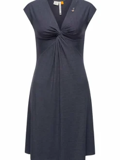 Ragwear Kleider<Damen Sommerkleid - Comfrey Solid marine uni