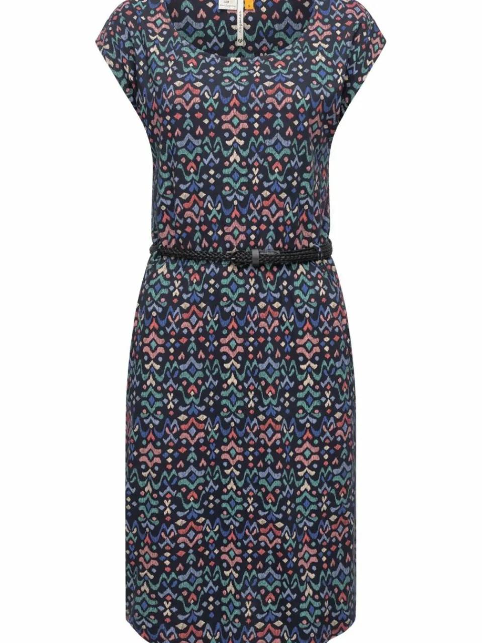 Ragwear Kleider<Damen Sommerkleid - Lilithe Ikat marine gemustert