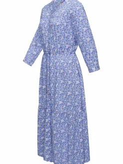 Ragwear Kleider<Damen Sommerkleid - Meve blau gemustert
