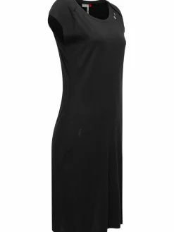 Ragwear Kleider<Damen Sommerkleid - Rivan Solid schwarz meliert