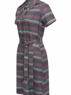 Ragwear Kleider<Damen Sommerkleid - Sawira marine gestreift