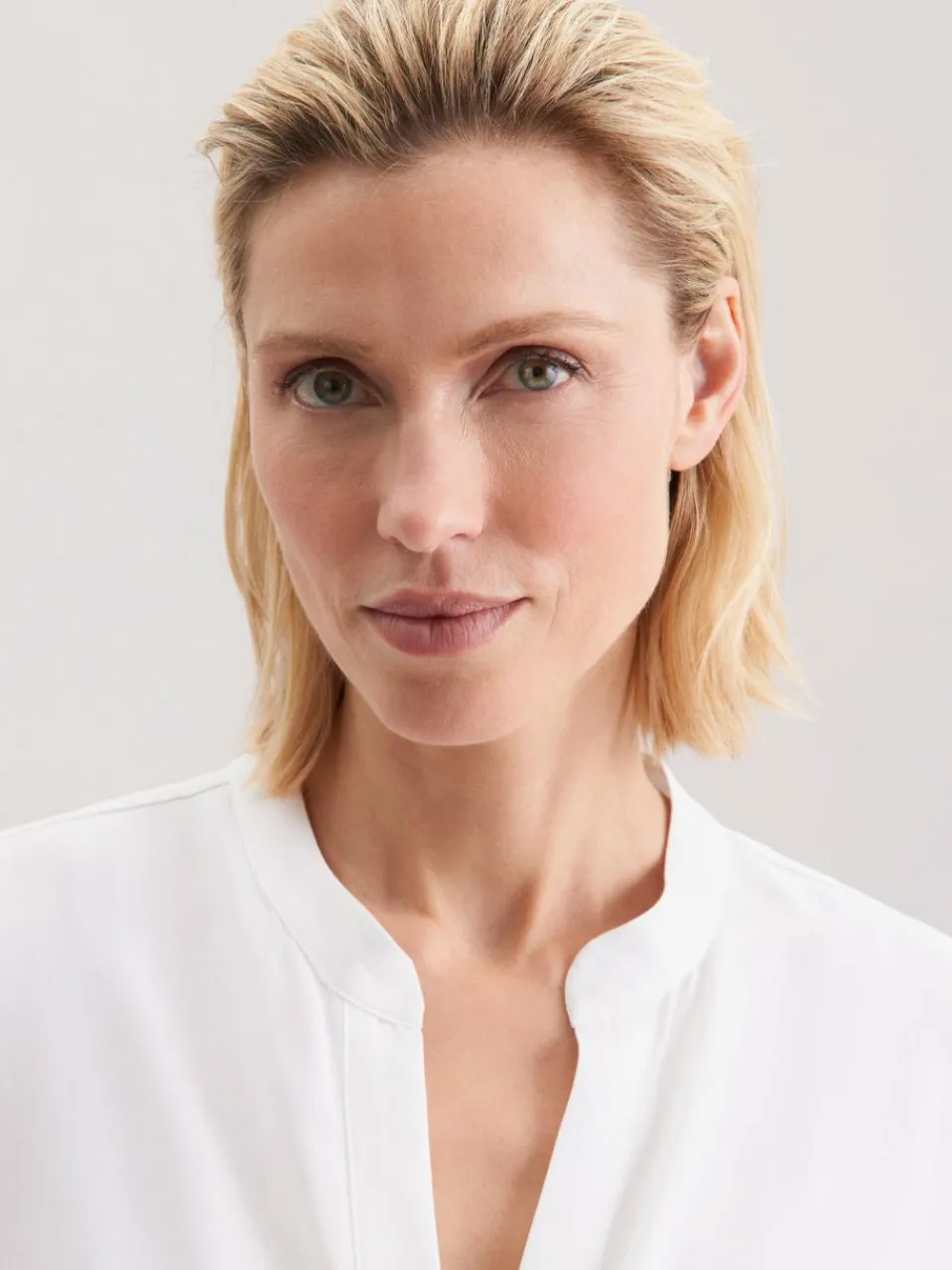 Damen Seidensticker Blusen>Damen Stehkragenbluse - Uni