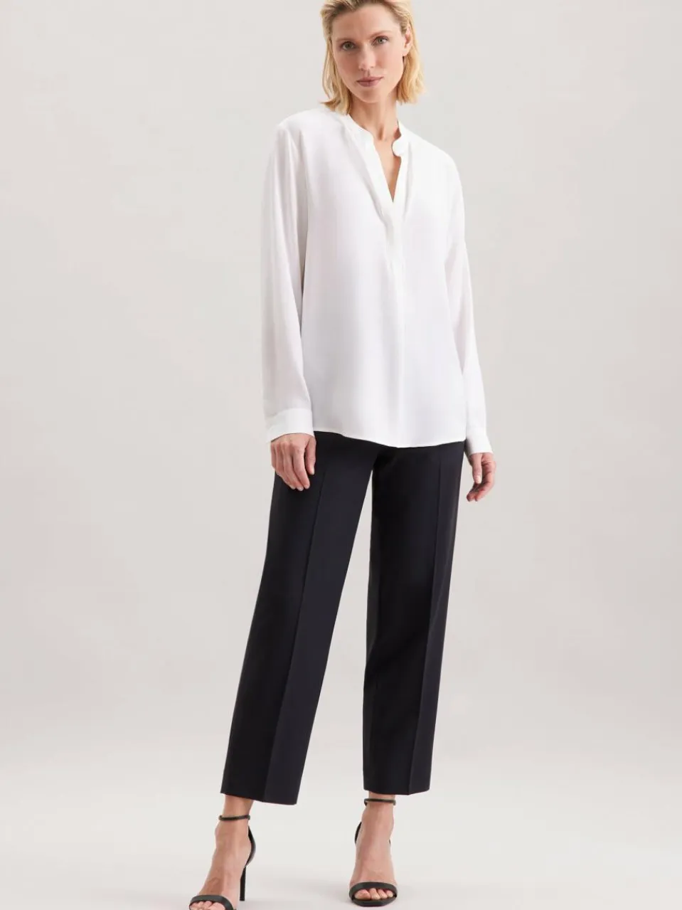 Damen Seidensticker Blusen>Damen Stehkragenbluse - Uni