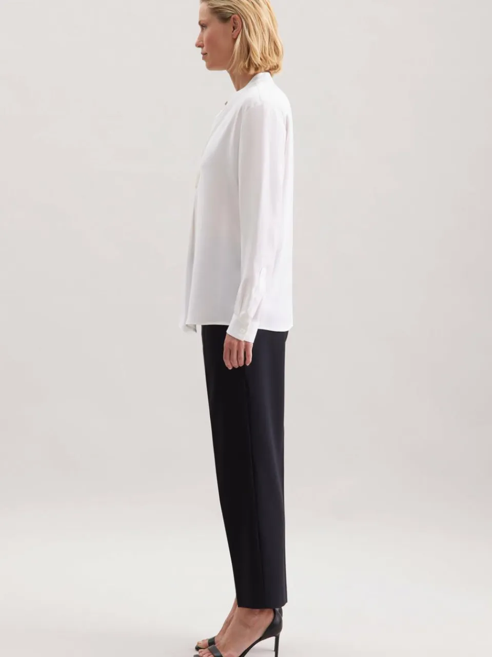 Damen Seidensticker Blusen>Damen Stehkragenbluse - Uni