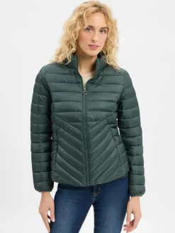 s.Oliver Jacken & Westen<Damen Steppjacke tanne uni
