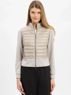 Monari Jacken & Westen<Damen Steppjacke kitt uni