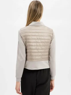 Monari Jacken & Westen<Damen Steppjacke kitt uni