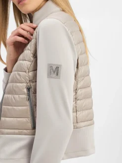 Monari Jacken & Westen<Damen Steppjacke kitt uni