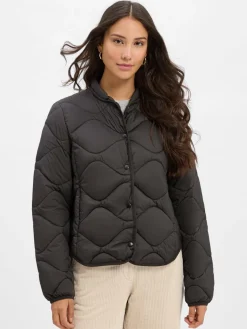 Fuchs Schmitt Jacken & Westen<Damen Steppjacke schwarz uni