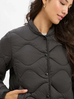 Fuchs Schmitt Jacken & Westen<Damen Steppjacke schwarz uni