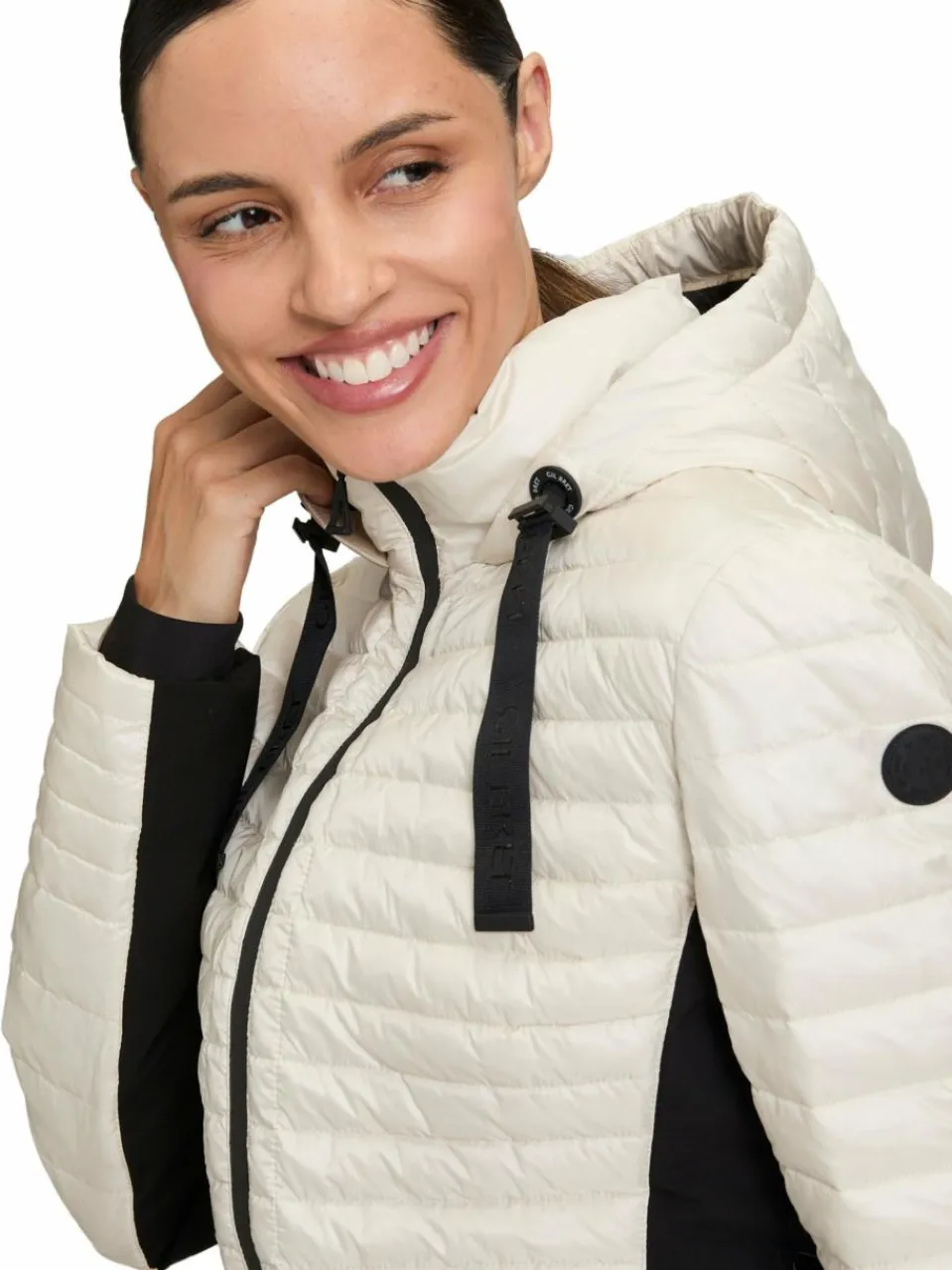 Gil Bret Jacken & Westen<Damen Steppjacke ecru uni