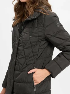 Fuchs Schmitt Jacken & Westen<Damen Steppjacke schwarz uni