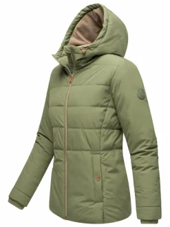 Marikoo Jacken & Westen<Damen Steppjacke - Alemee 16 oliv uni