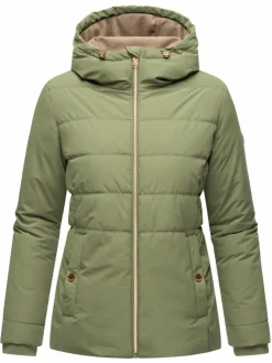 Marikoo Jacken & Westen<Damen Steppjacke - Alemee 16 oliv uni