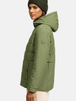 Marikoo Jacken & Westen<Damen Steppjacke - Alemee 16 oliv uni