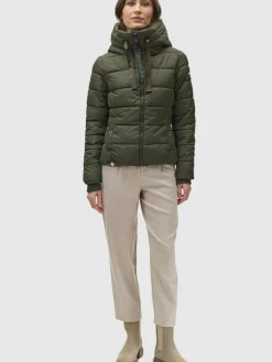 Navahoo Jacken & Westen<Damen Steppjacke - Amayaa oliv uni