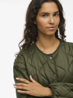 Vila Jacken & Westen<Damen Steppjacke - Falcon taupe uni