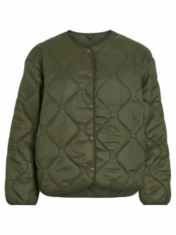 Vila Jacken & Westen<Damen Steppjacke - Falcon taupe uni