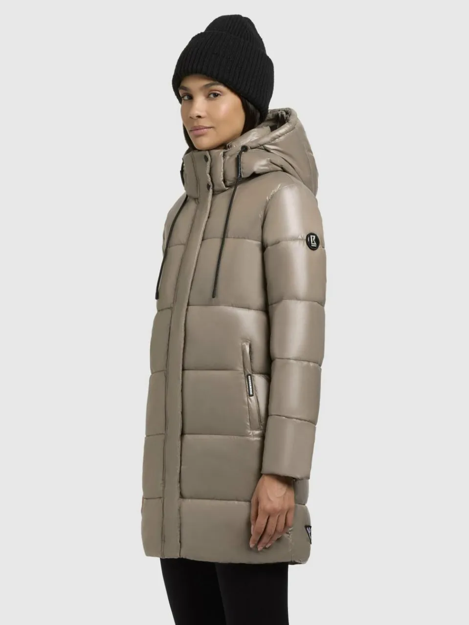 Khujo Jacken & Westen<Damen Steppjacke - Jadet2-YM beige uni