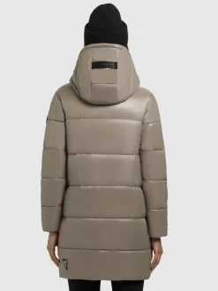 Khujo Jacken & Westen<Damen Steppjacke - Jadet2-YM beige uni