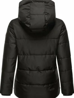 Navahoo Jacken & Westen<Damen Steppjacke - Krümelein schwarz uni
