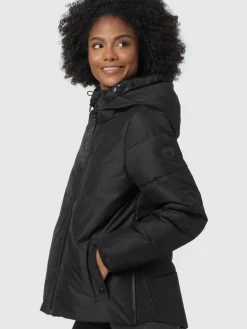 Navahoo Jacken & Westen<Damen Steppjacke - Krümelein schwarz uni