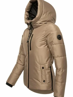 Navahoo Jacken & Westen<Damen Steppjacke - Krümelein taupe uni