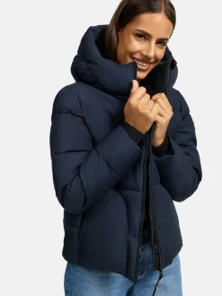 Navahoo Jacken & Westen<Damen Steppjacke - Lachperle XIV marine uni