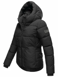 Navahoo Jacken & Westen<Damen Steppjacke - Lachperle XIV schwarz uni
