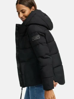 Navahoo Jacken & Westen<Damen Steppjacke - Lachperle XIV schwarz uni