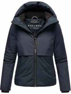 Navahoo Jacken & Westen<Damen Steppjacke - Liebesküken XIV marine uni