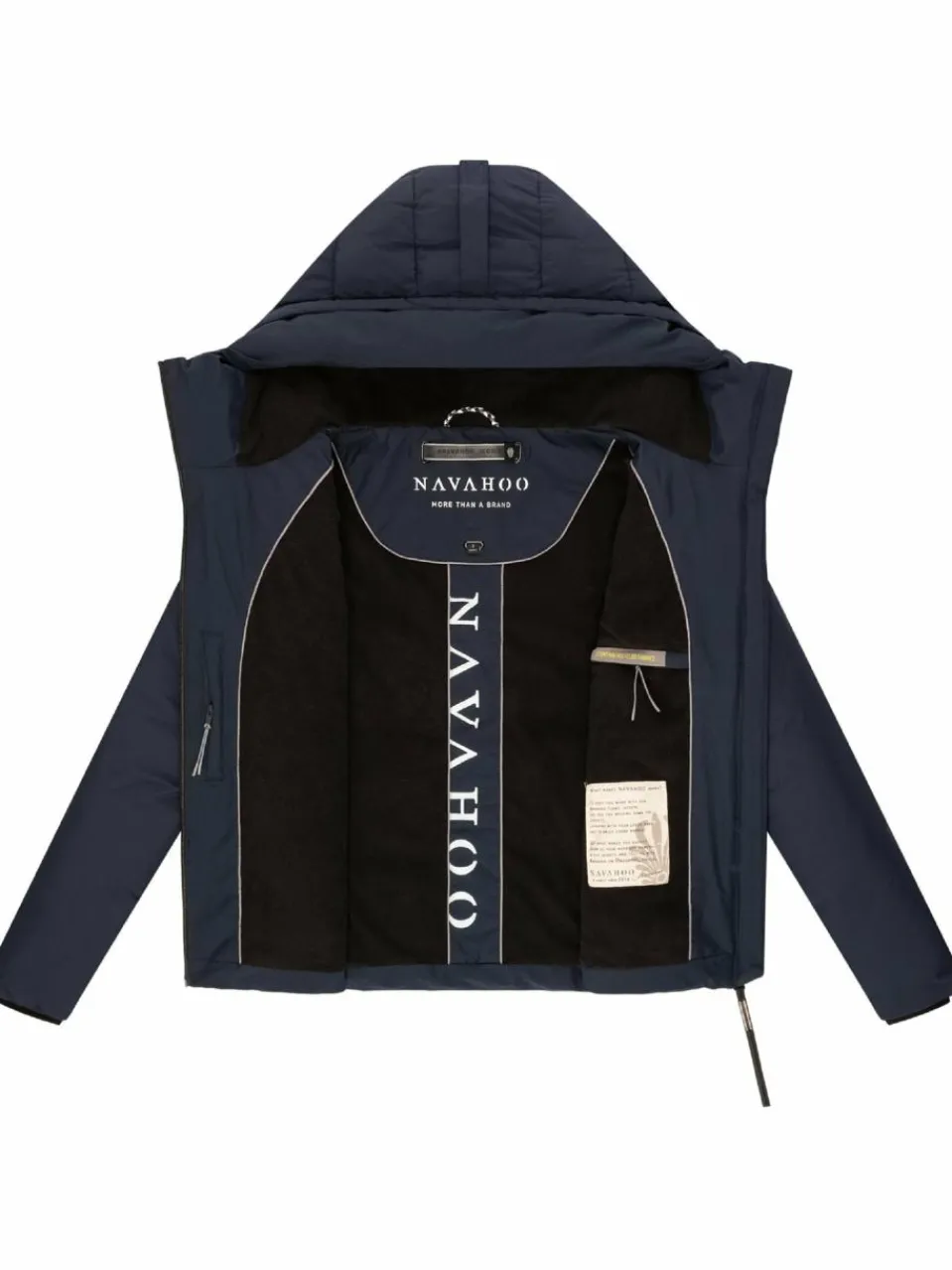 Navahoo Jacken & Westen<Damen Steppjacke - Liebesküken XIV marine uni