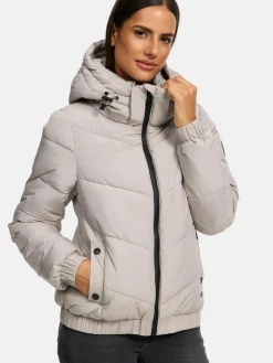Marikoo Jacken & Westen<Damen Steppjacke - Nayanaa XVI ecru uni