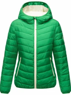 Marikoo Jacken & Westen<Damen Steppjacke - Pack Mich Ein grün uni