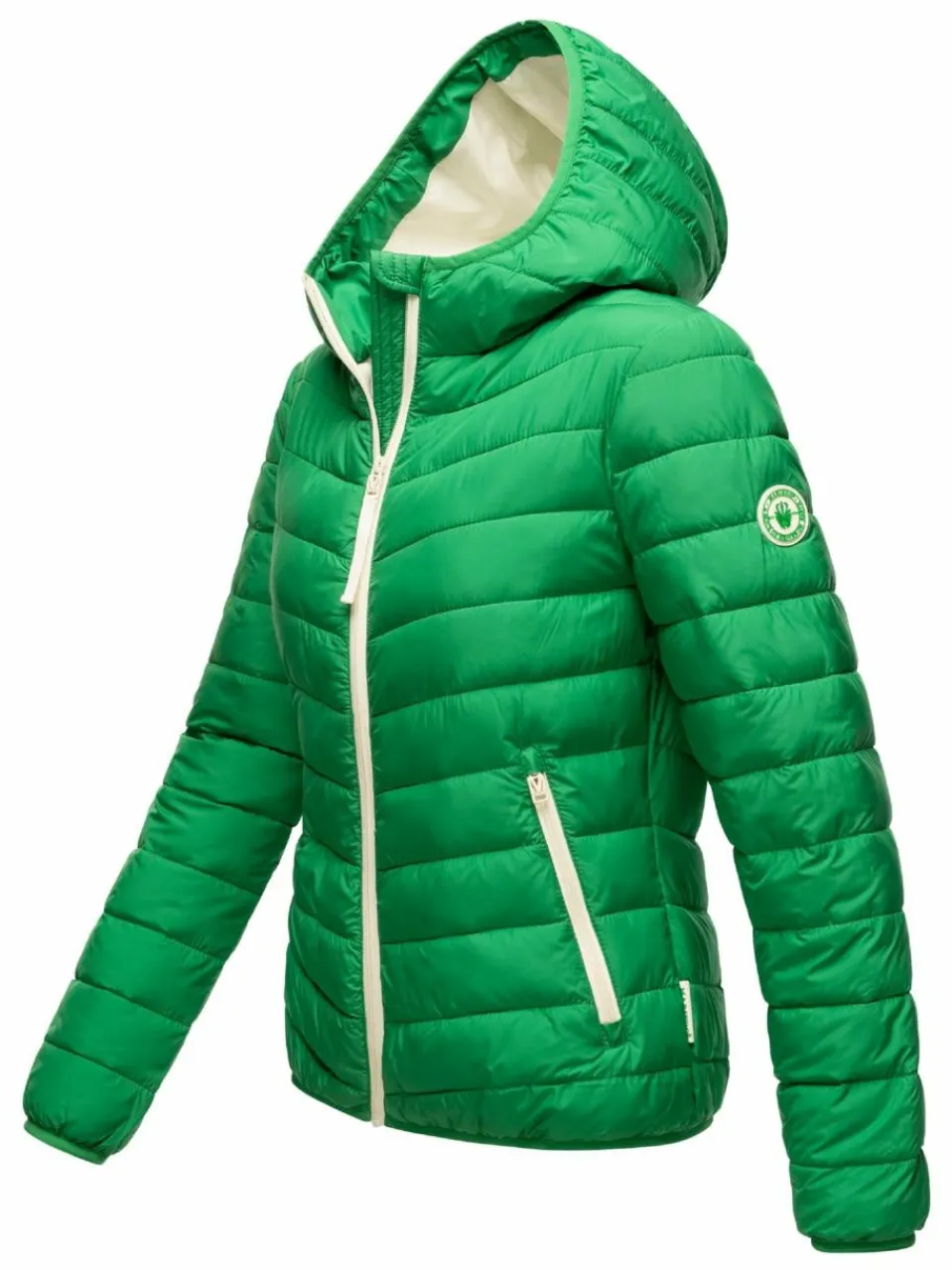 Marikoo Jacken & Westen<Damen Steppjacke - Pack Mich Ein grün uni