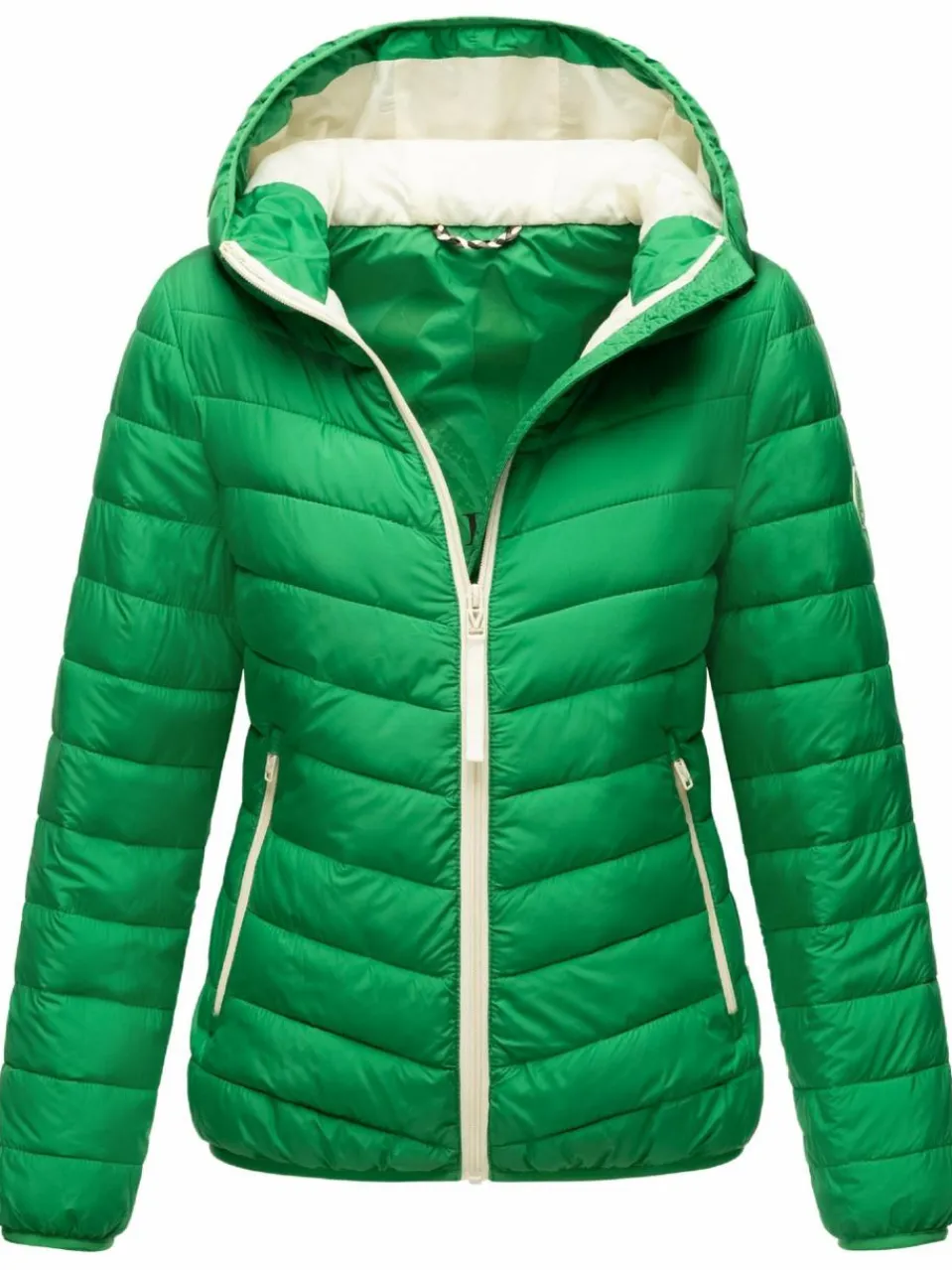 Marikoo Jacken & Westen<Damen Steppjacke - Pack Mich Ein grün uni