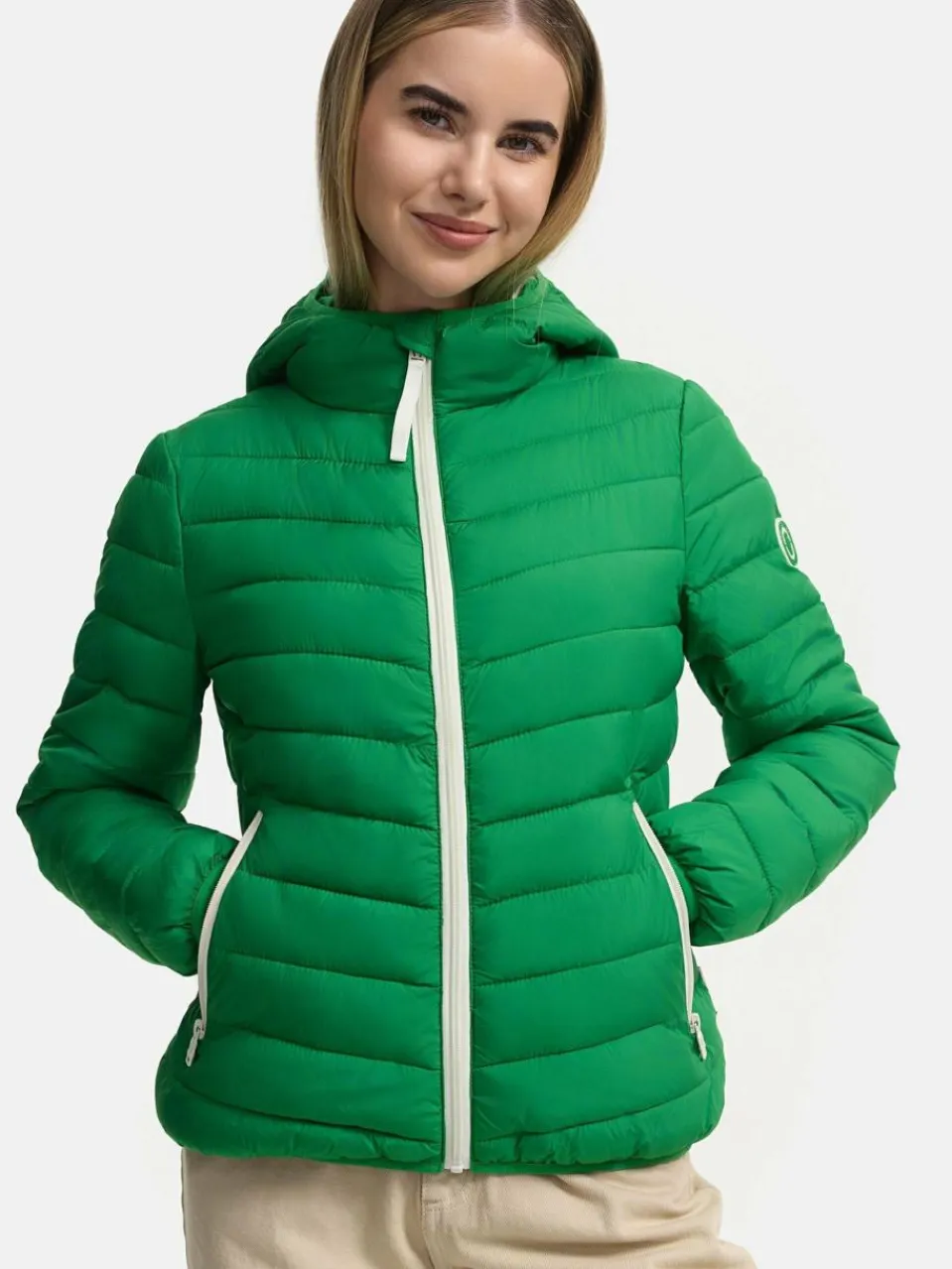 Marikoo Jacken & Westen<Damen Steppjacke - Pack Mich Ein grün uni