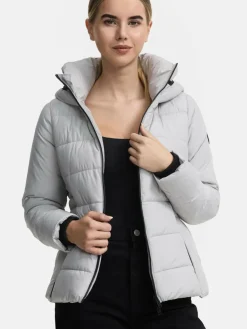 Marikoo Jacken & Westen<Damen Steppjacke - Radaa 16 grau uni