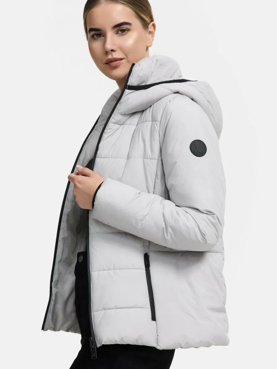 Marikoo Jacken & Westen<Damen Steppjacke - Radaa 16 grau uni