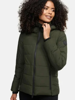 Marikoo Jacken & Westen<Damen Steppjacke - Radaa 16 oliv uni