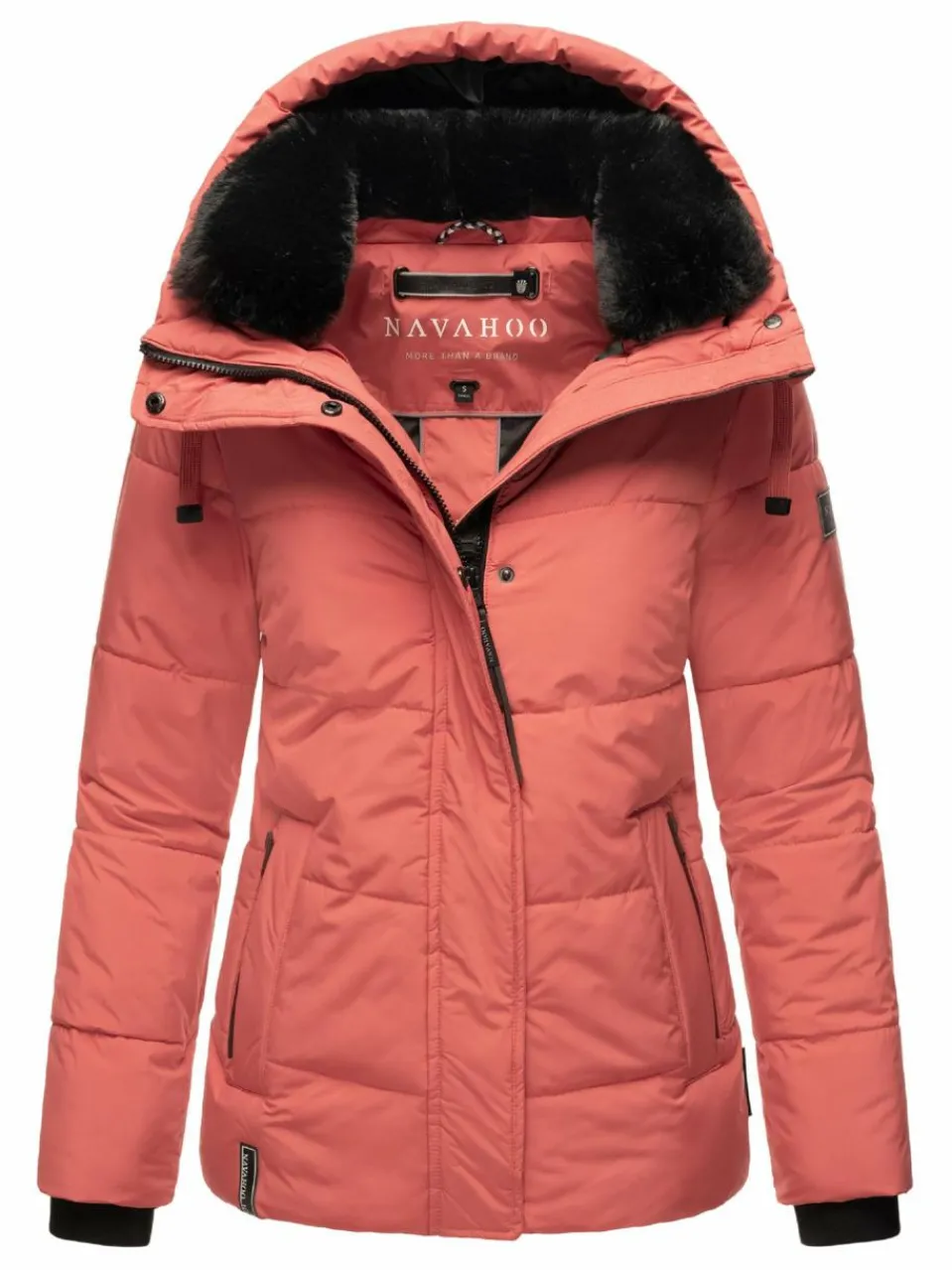 Navahoo Jacken & Westen<Damen Steppjacke - Sag ja XIV rot uni