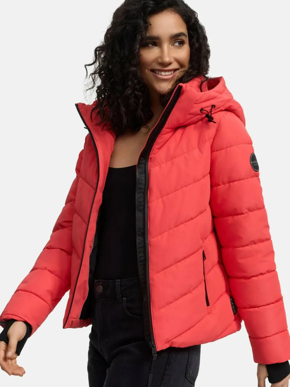 Marikoo Jacken & Westen<Damen Steppjacke - Samuiaa XVI koralle uni