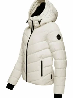 Marikoo Jacken & Westen<Damen Steppjacke - Samuiaa XVI weiß uni