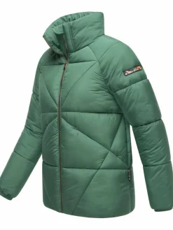 Navahoo Jacken & Westen<Damen Steppjacke - Schokolinaa 14 grün uni
