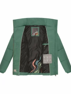 Navahoo Jacken & Westen<Damen Steppjacke - Schokolinaa 14 grün uni