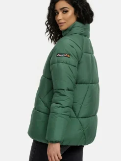Navahoo Jacken & Westen<Damen Steppjacke - Schokolinaa 14 grün uni